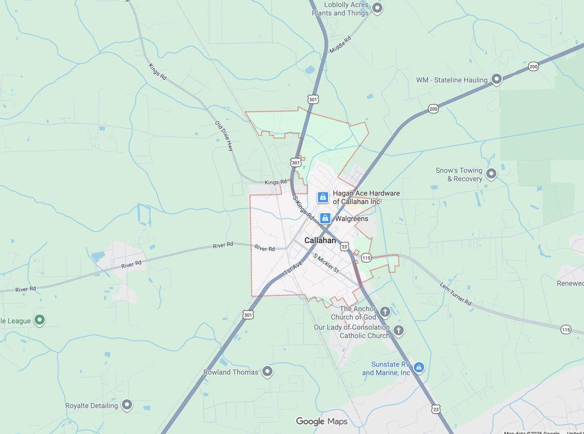 Precision Garage Door Service® of Callahan map