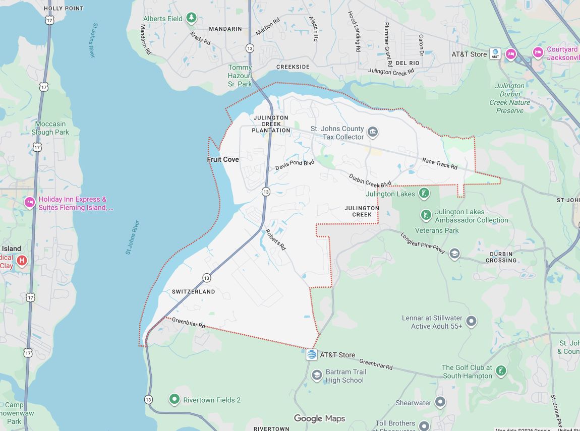 Precision Garage Door Service® of Fruit Cove map