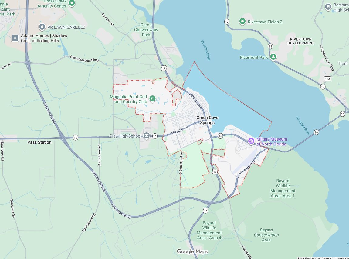 Precision Garage Door Service® of Green Cove Springs map