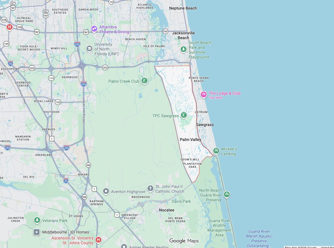Precision Garage Door Service® of Palm Valley map
