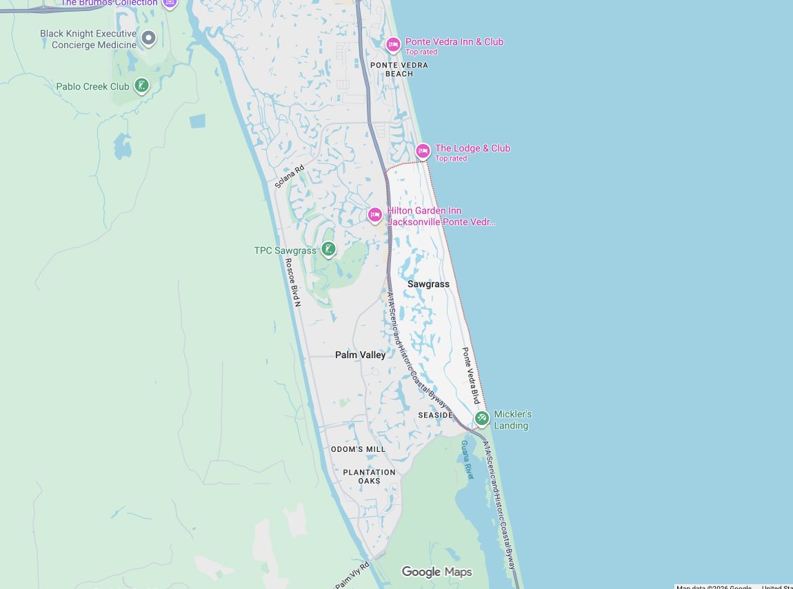 Precision Garage Door Service® of Sawgrass map