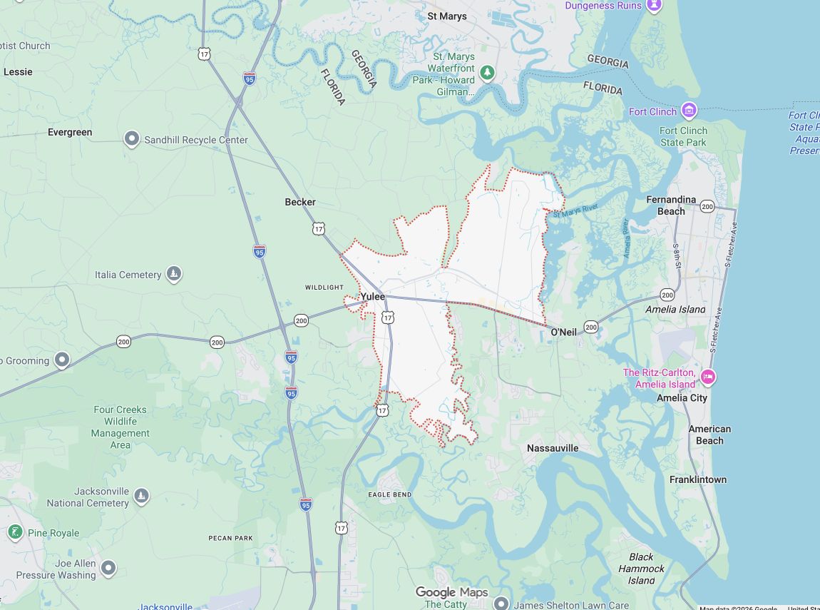 Precision Garage Door Service® of Yulee map