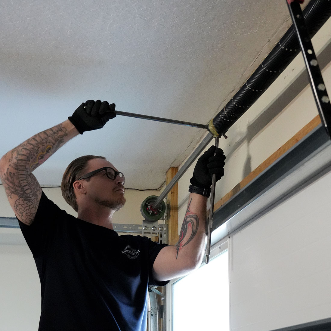 Garage door spring repair Jacksonville